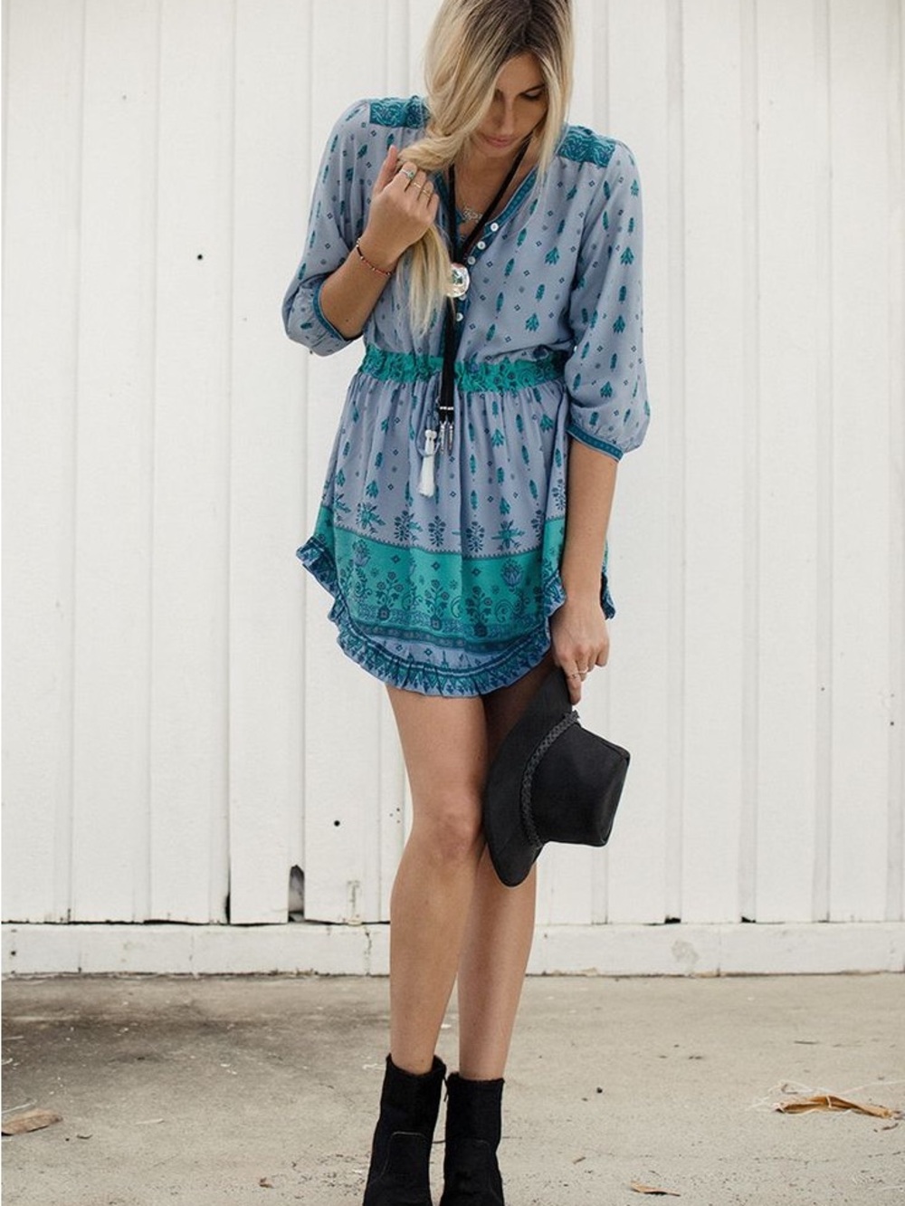 Spell Desert Wonderer Tunic Dress size S